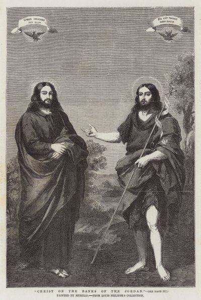 Cristo sulle rive del Giordano, dalla collezione di Luigi Filippo da Bartolomé Esteban Murillo